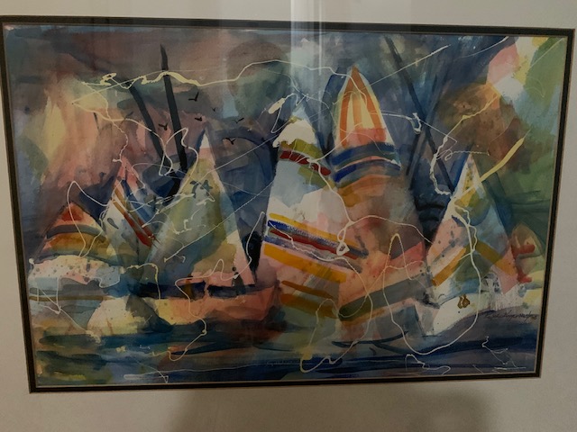 Abstract painting from The Martin Karp Collection