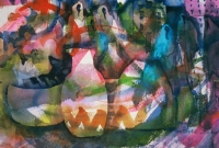 Abstract painting: The Demo