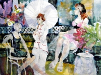 Figure painting: Differently Attired