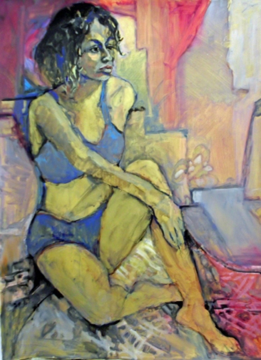 Figure painting: Femme D'Or