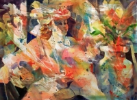 Figure painting: Hidden Lady