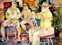 Figure painting: Key West Men