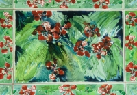 Floral painting: Poinciana Tapestry