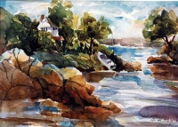 Landscape painting: The Cove